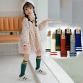 Japan Teen Girls Kniehohe Mode 2 gestreifte Schlauchstricksocken Custom